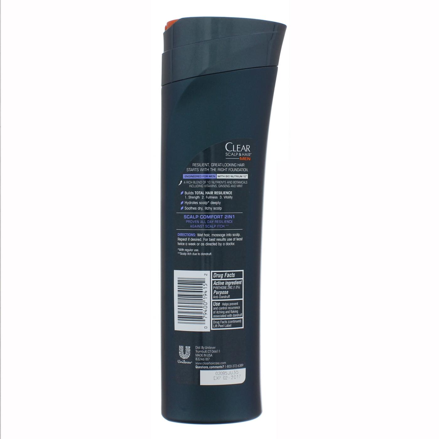 Clear Men Scalp Comfort Anti-Dandruff 2-in-1 Shampoo & Conditioner; image 2 of 2