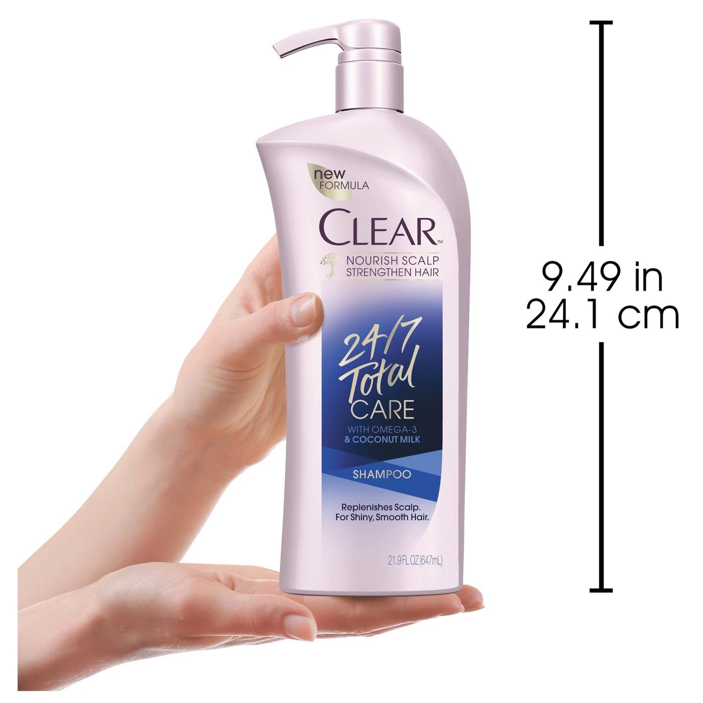 Clear 24/7 Total Care  Shampoo with Pump; image 3 of 4