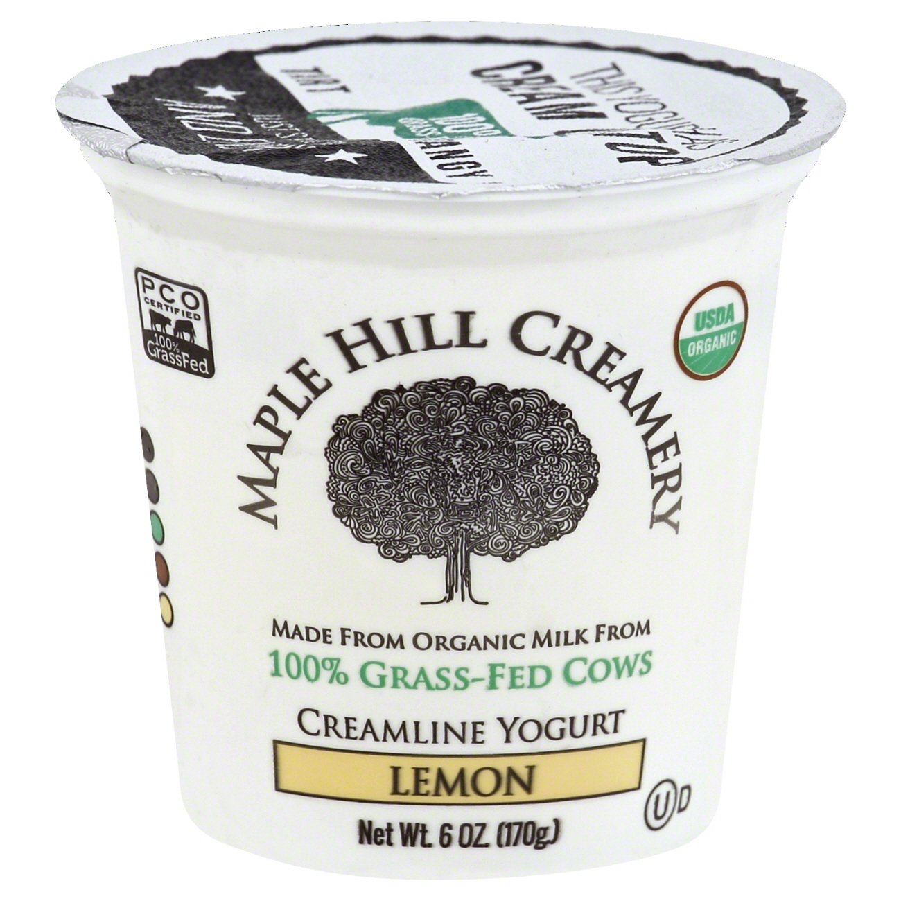 Maple Hill Creamery Grassfed Lemon Yogurt Shop Yogurt at HEB