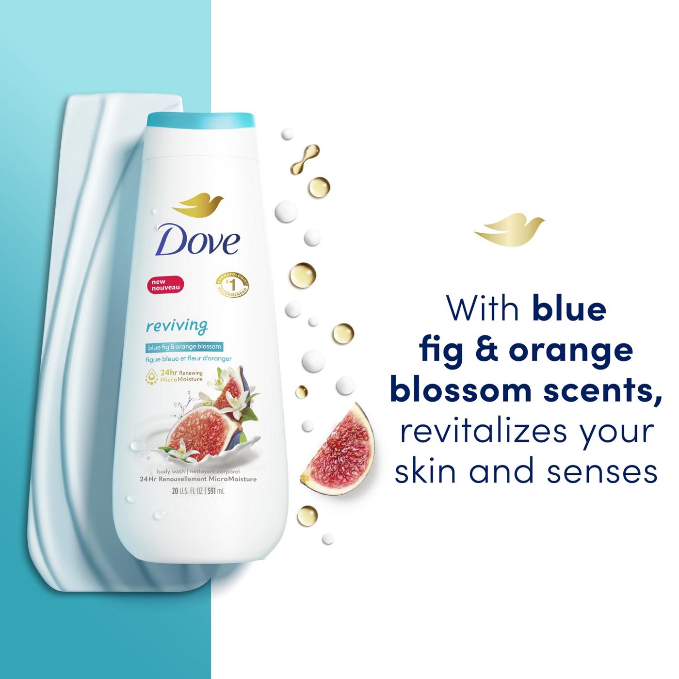 Dove Reviving Body Wash - Blue Fig & Orange Blossom; image 7 of 8