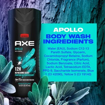 AXE Apollo Body Wash - Sage & Cedarwood, 16 oz