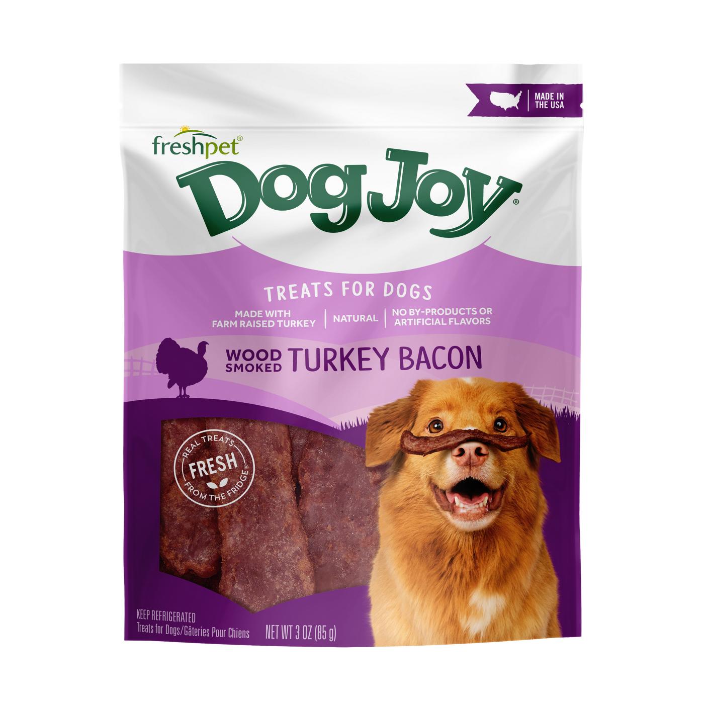 Freshpet Dog Joy Dog Treat - Wood-Smoked Turkey Bacon; image 1 of 7