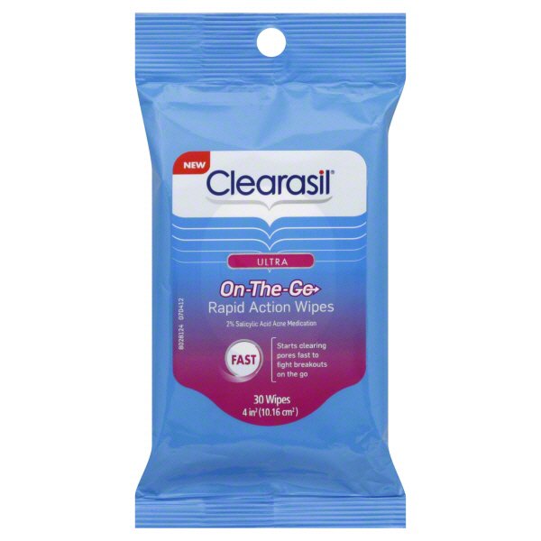Clearasil Ultra On-the-go Rapid Action Wipes - Shop Facial masks ...