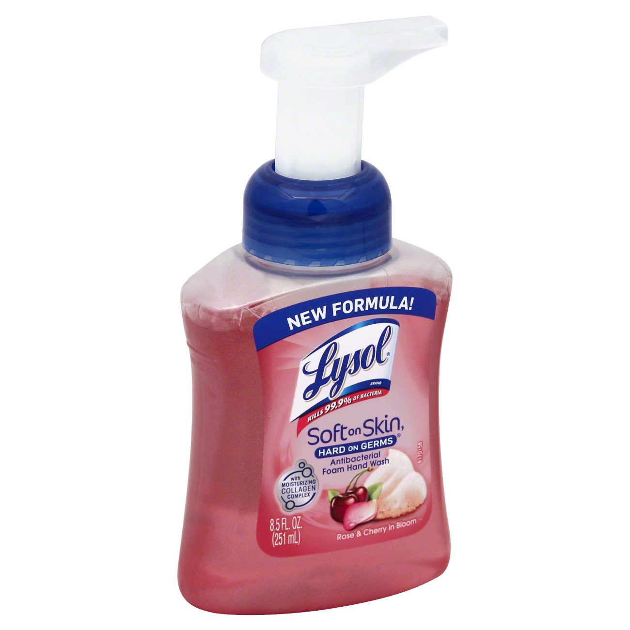 Lysol Touch of Foam Rose And Cherry In Bloom Antibacterial Hand Wash