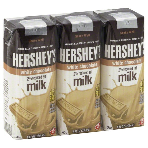 Hershey's 2 Reduced Fat White Chocolate Milk 3 PK Shop Milk at HEB