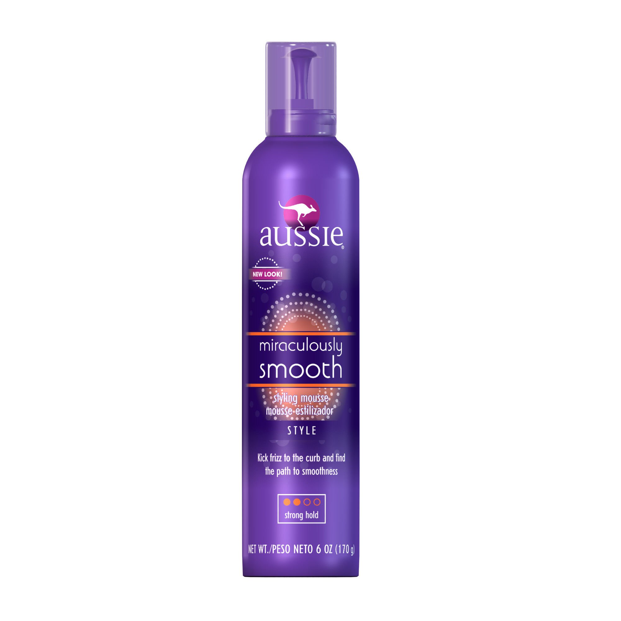 Aussie Miraculously Smooth Strong Hold Styling Mousse Shop Aussie
