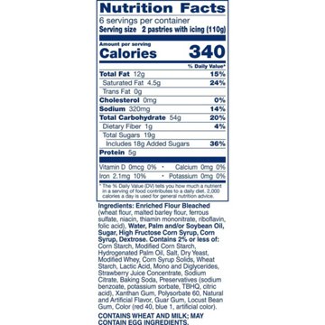 Pillsbury Toaster Strudel Frozen Pastries - Strawberry, Value Size, 12 ct