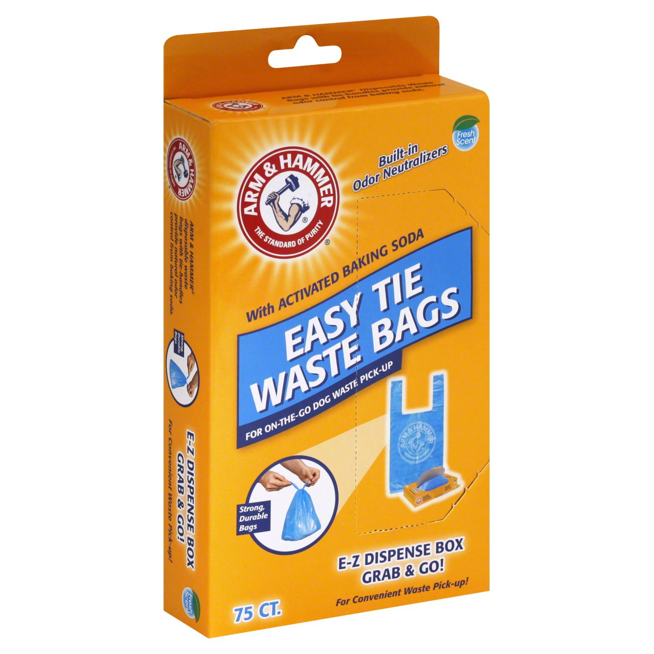 Arm & Hammer Easy Tie Fresh Scent Waste Bags - Shop Cleanup & odor control at H-E-B