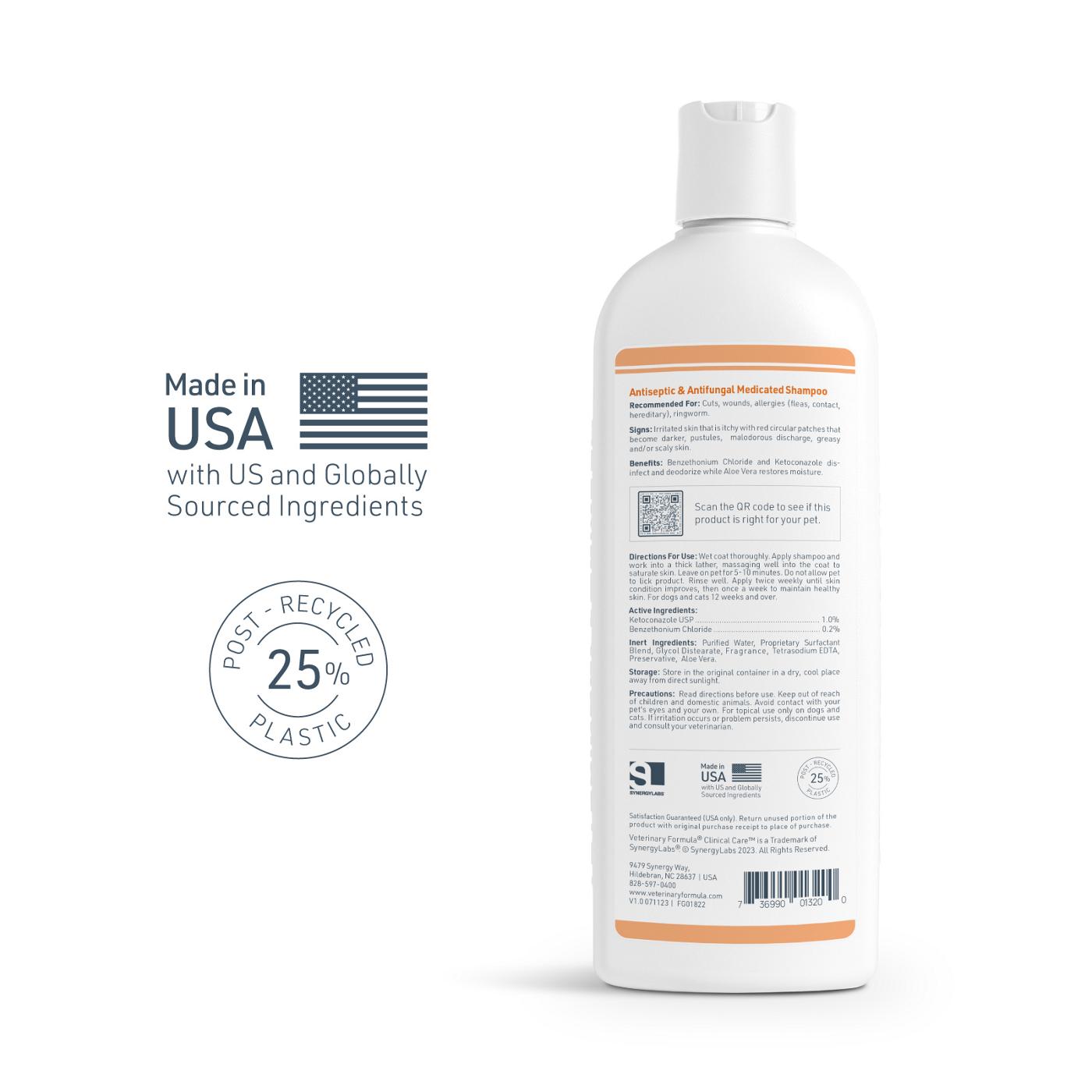 Veterinary Formula Clinical Care Antiseptic & Antifungal Medicated Shampoo; image 2 of 2