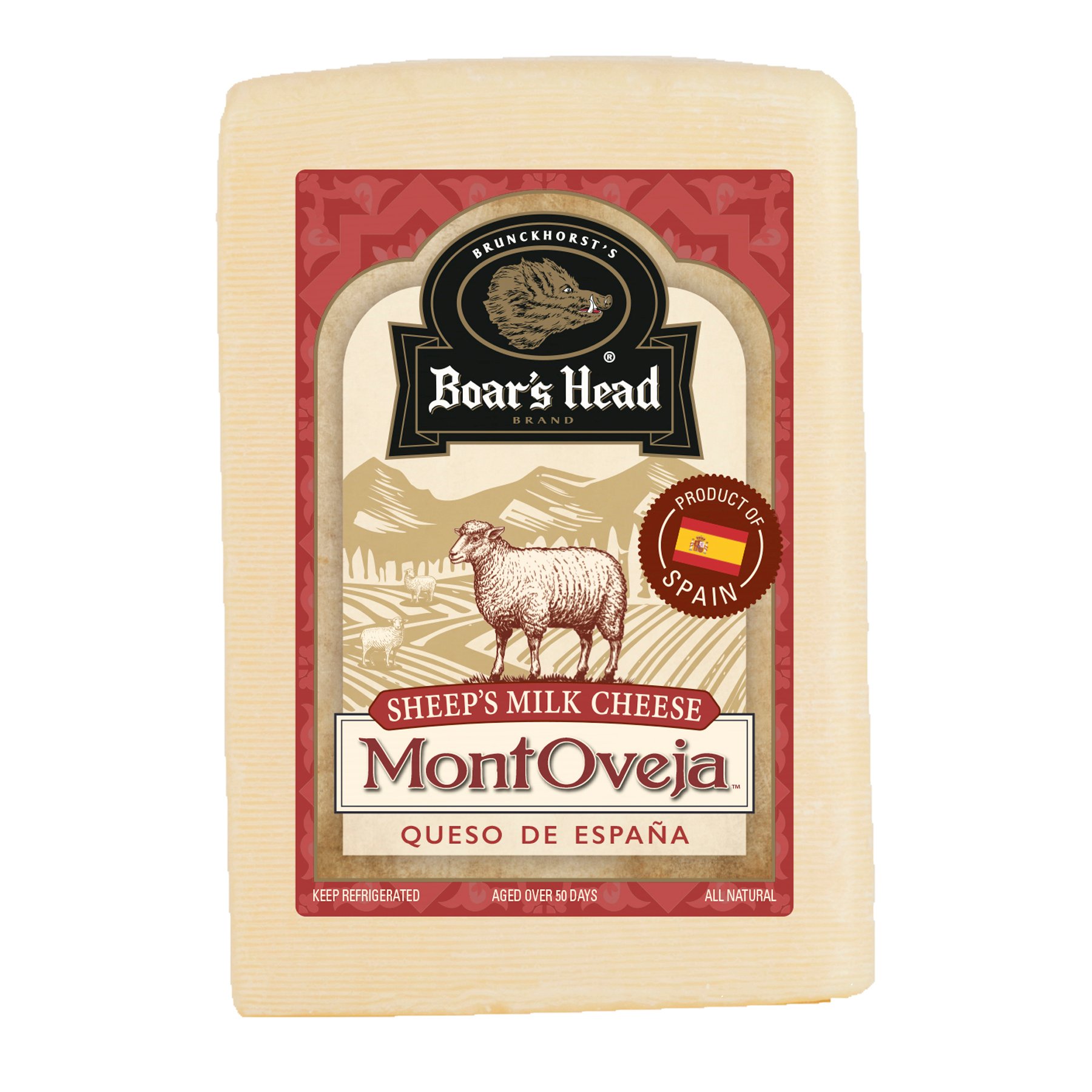 Boar's Head MontOveja Spanish Sheep's Milk Cheese, Custom Sliced, lb