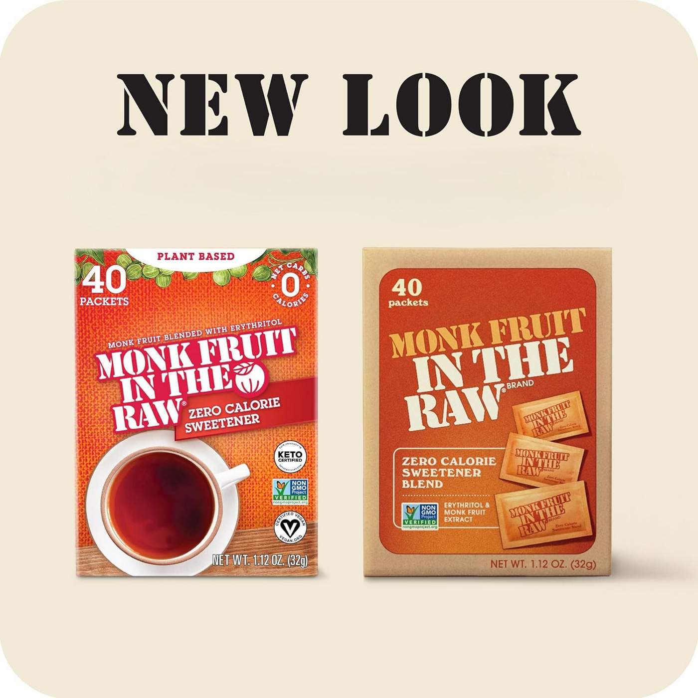 Monk Fruit in the Raw Zero Calorie Sweetener Packets; image 4 of 5