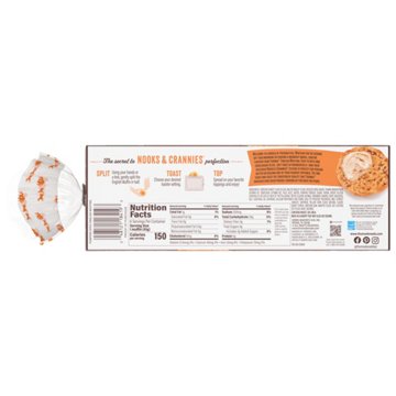 Thomas' Pumpkin Spice English Muffins, 6 ct