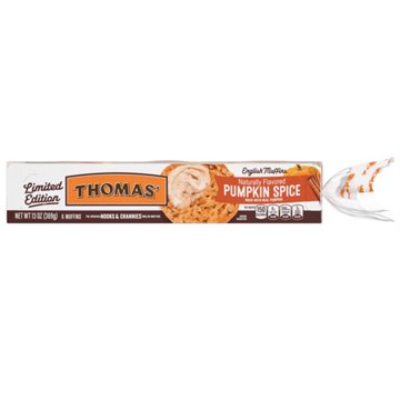 Thomas' Pumpkin Spice English Muffins, 6 ct