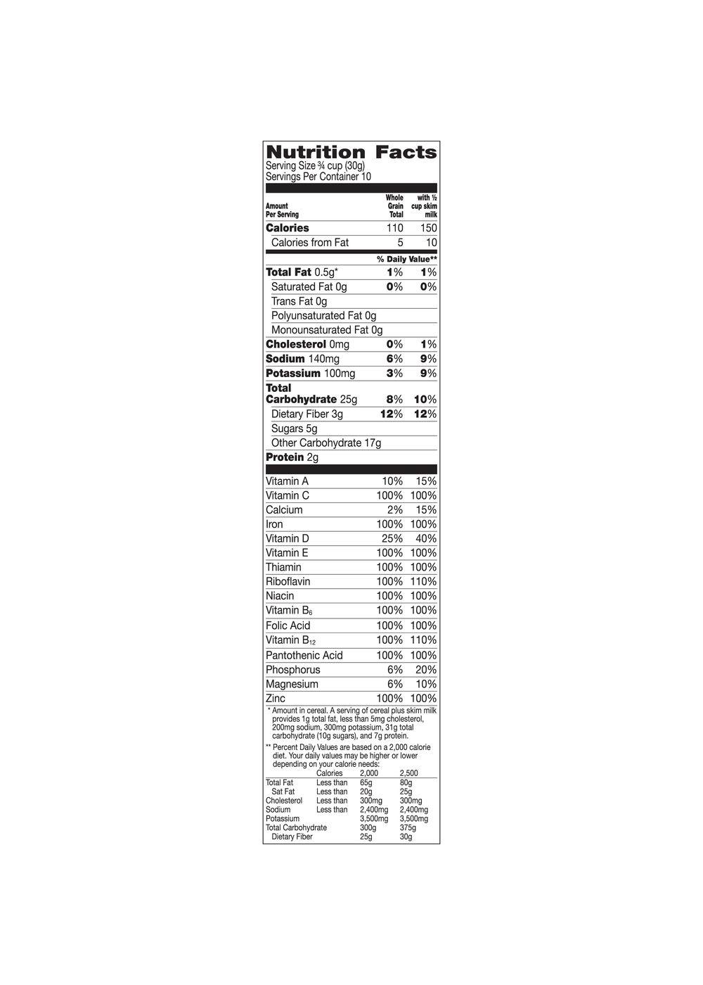 General Mills Total Whole Grain Cereal; image 2 of 2