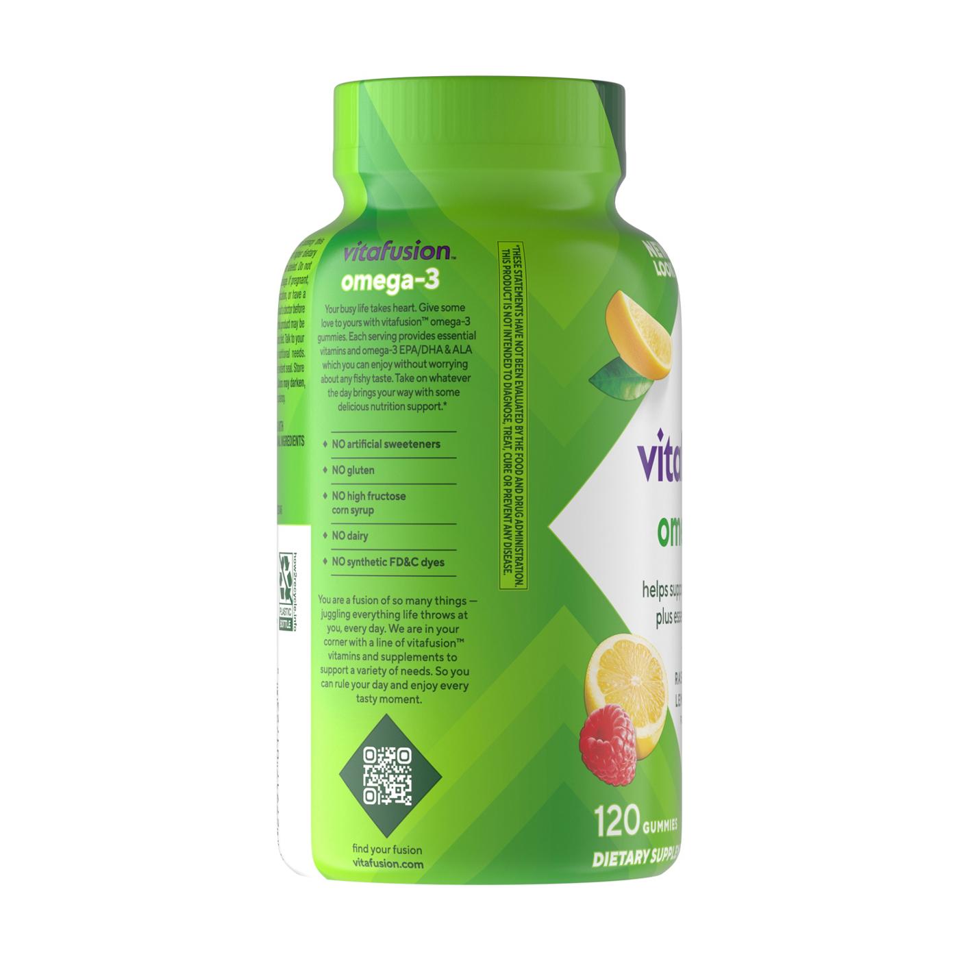 Vitafusion Omega-3 EPA/DHA Vitamin Gummies - Raspberry Lemonade; image 3 of 6