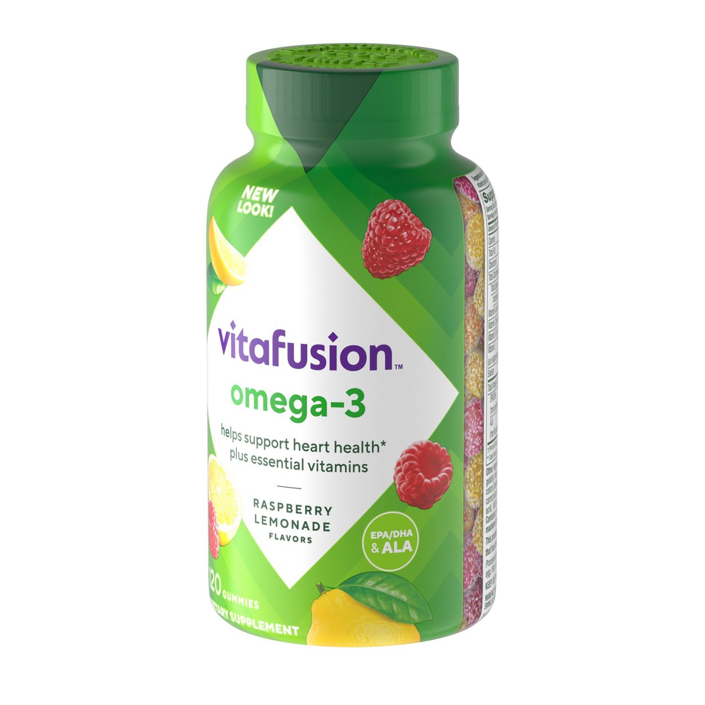 Vitafusion Omega-3 EPA/DHA Vitamin Gummies - Raspberry Lemonade; image 4 of 6