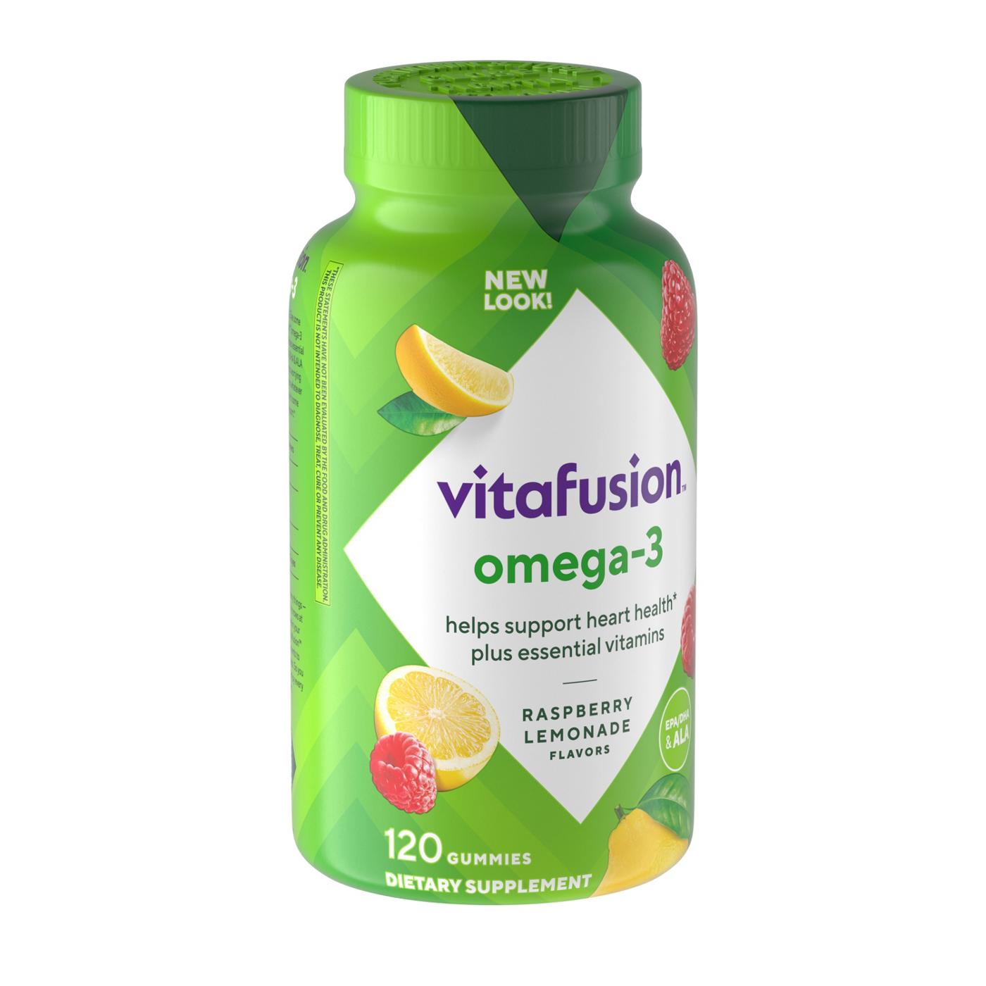 Vitafusion Omega-3 EPA/DHA Vitamin Gummies - Raspberry Lemonade; image 5 of 6