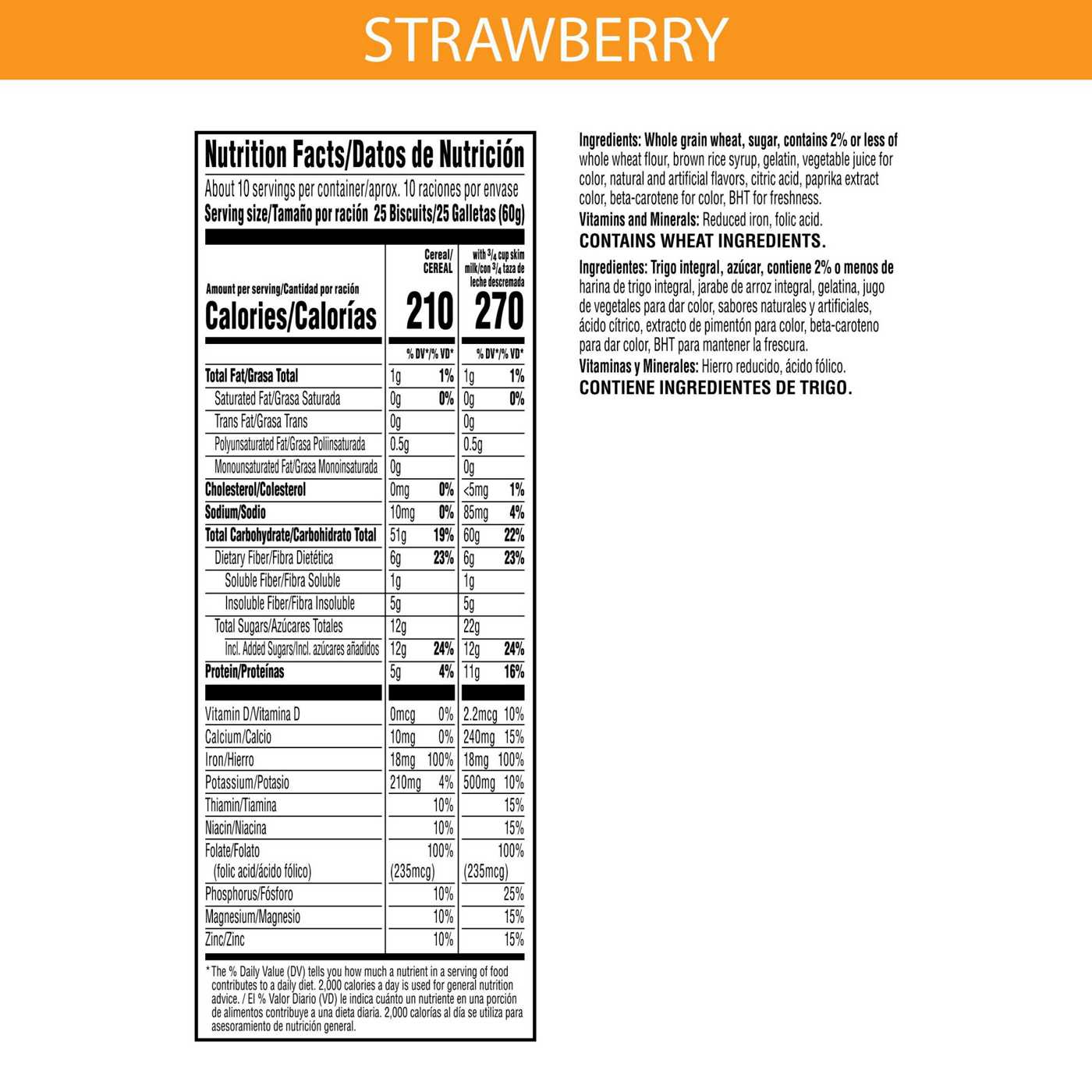 Kellogg's Frosted Mini-Wheats Strawberry Cold Breakfast Cereal; image 4 of 5