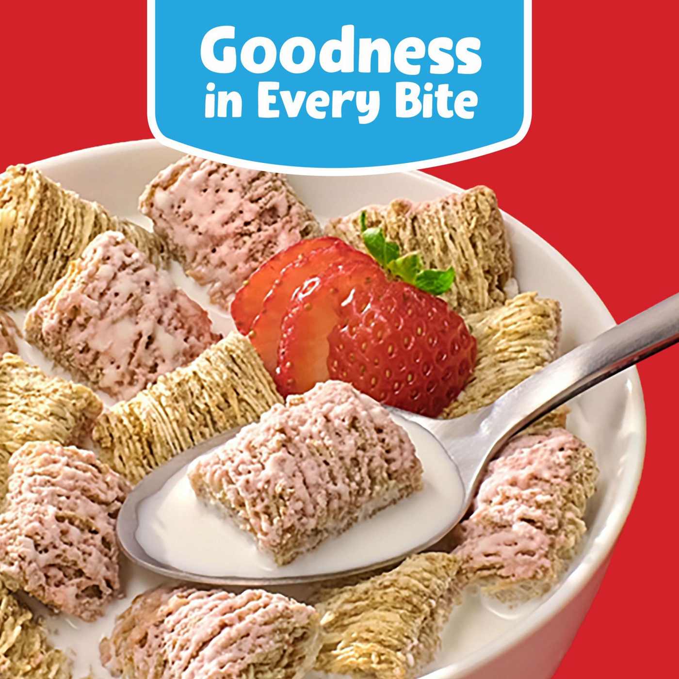 Kellogg's Frosted Mini-Wheats Strawberry Cold Breakfast Cereal; image 5 of 5