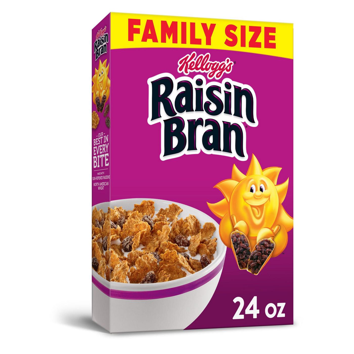 Kellogg's Raisin Bran Original Cold Breakfast Cereal - Shop Cereal at H-E-B