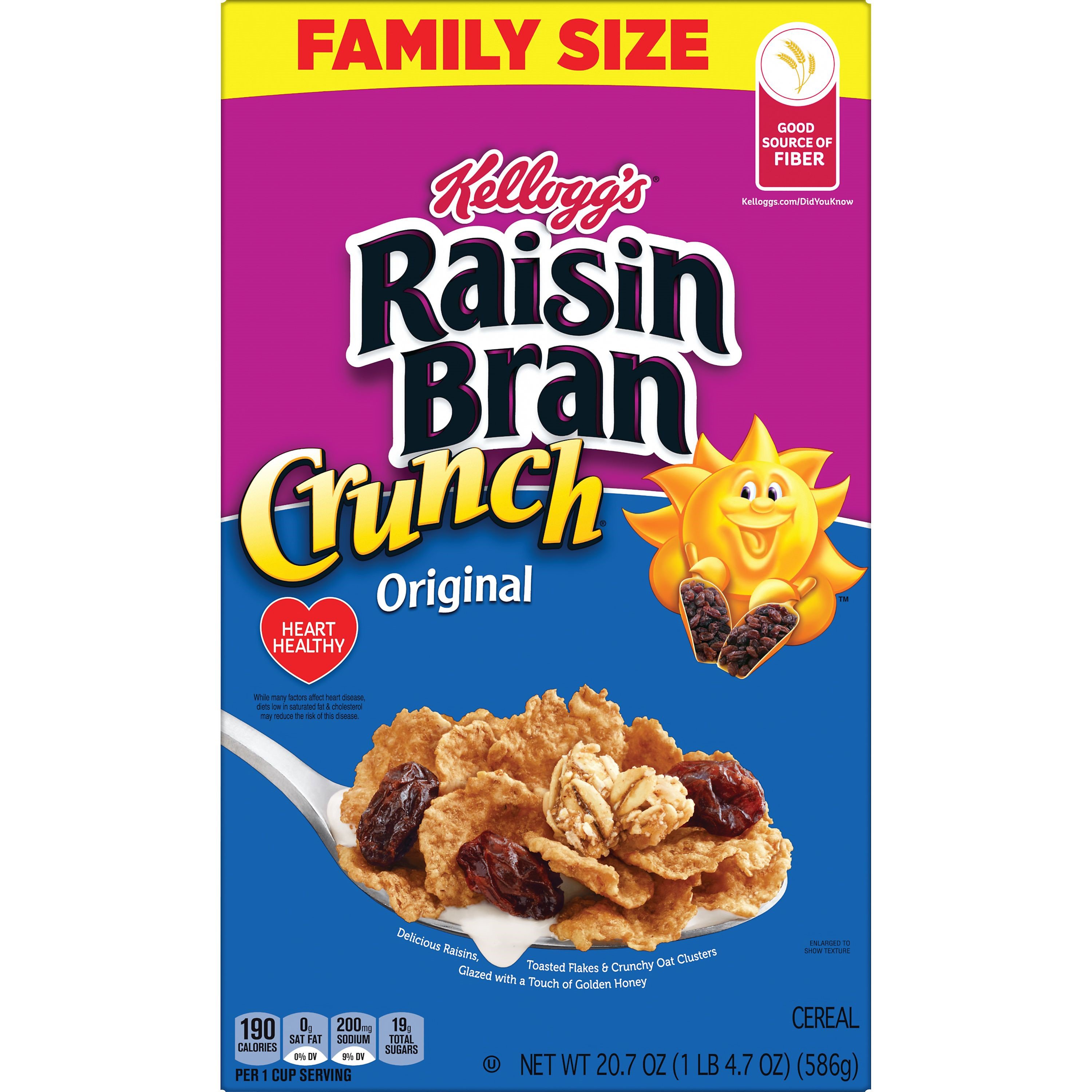 Kellogg S Raisin Bran Crunch Breakfast Cereal Shop Cereal At H E B