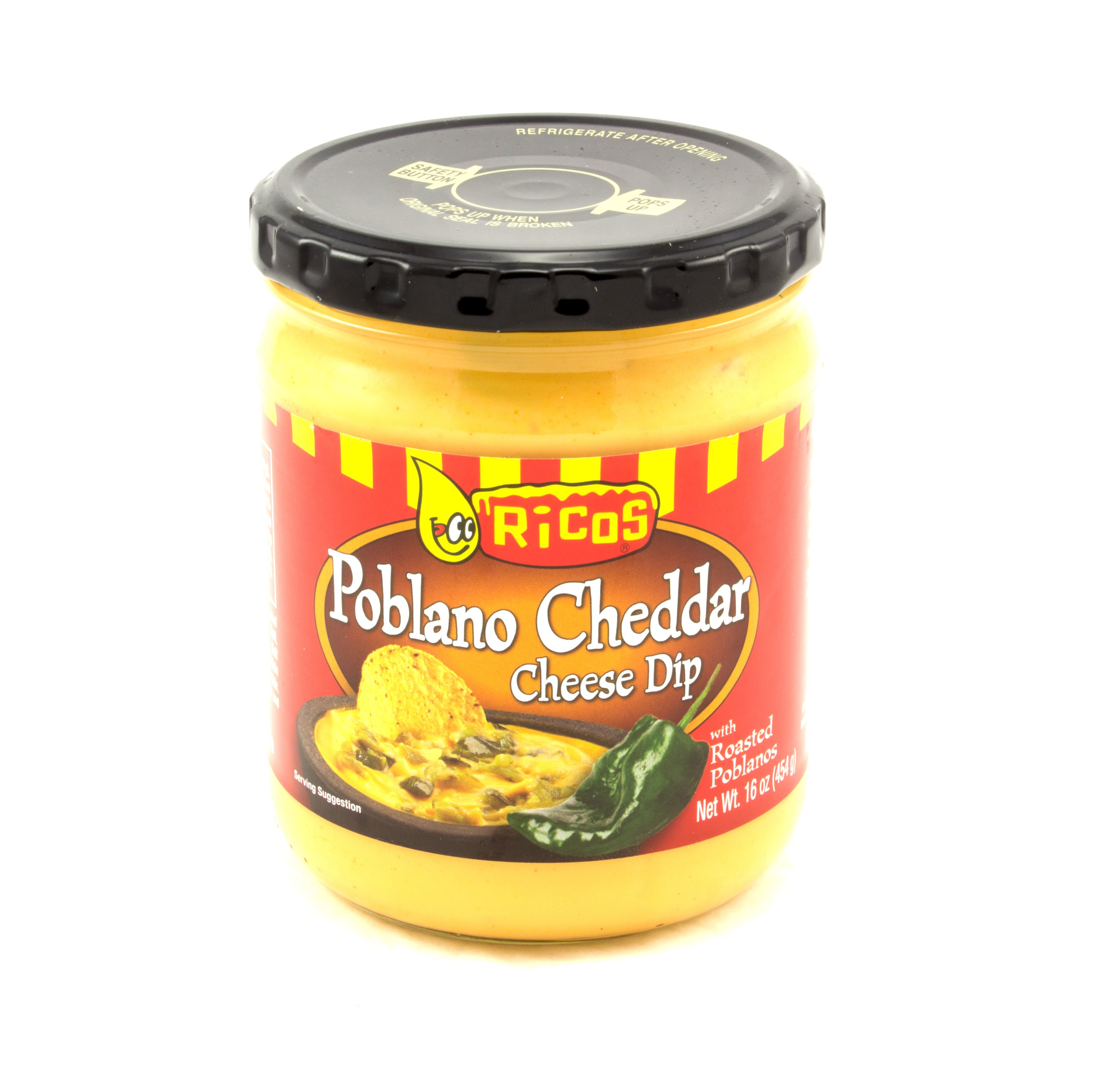 Ricos Poblano Cheddar Cheese Dip Shop Salsa & Dip at HEB