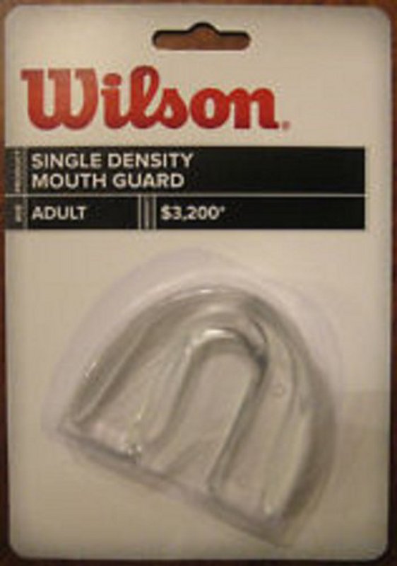 2 Wilson Clear Youth or Adult Single Density Mouth Guard BPA Free Latex Free 