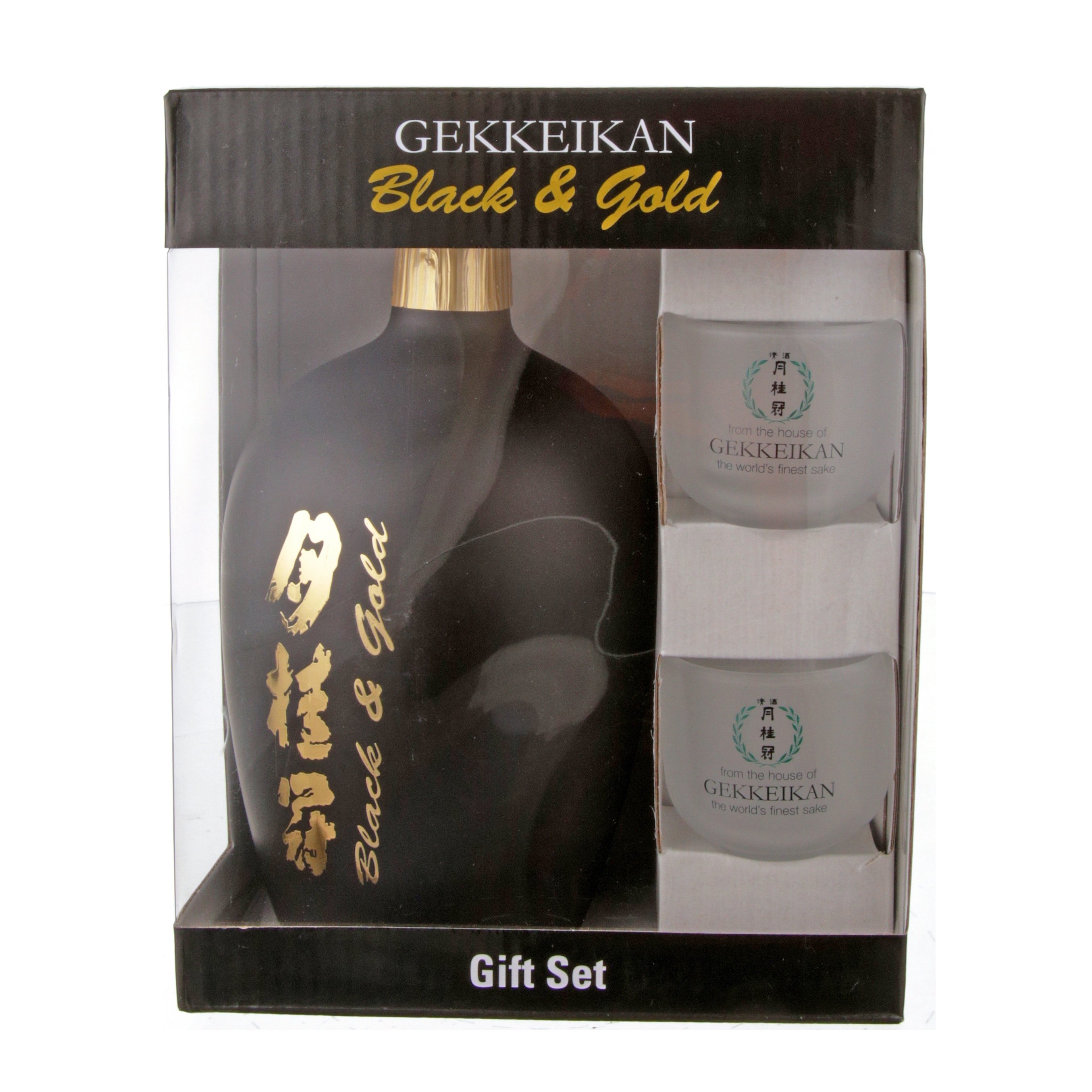 Gekkeikan Black & Gold Gift Set Shop Wine at HEB