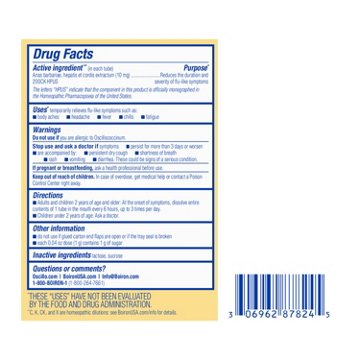 Boiron Oscillococcinum Quick-Dissolving Pellets, 30 ct