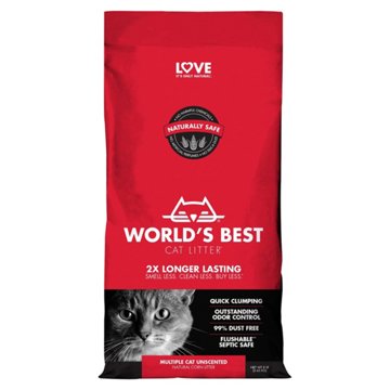 World's Best Multiple Cat Clumping Formula Cat Litter