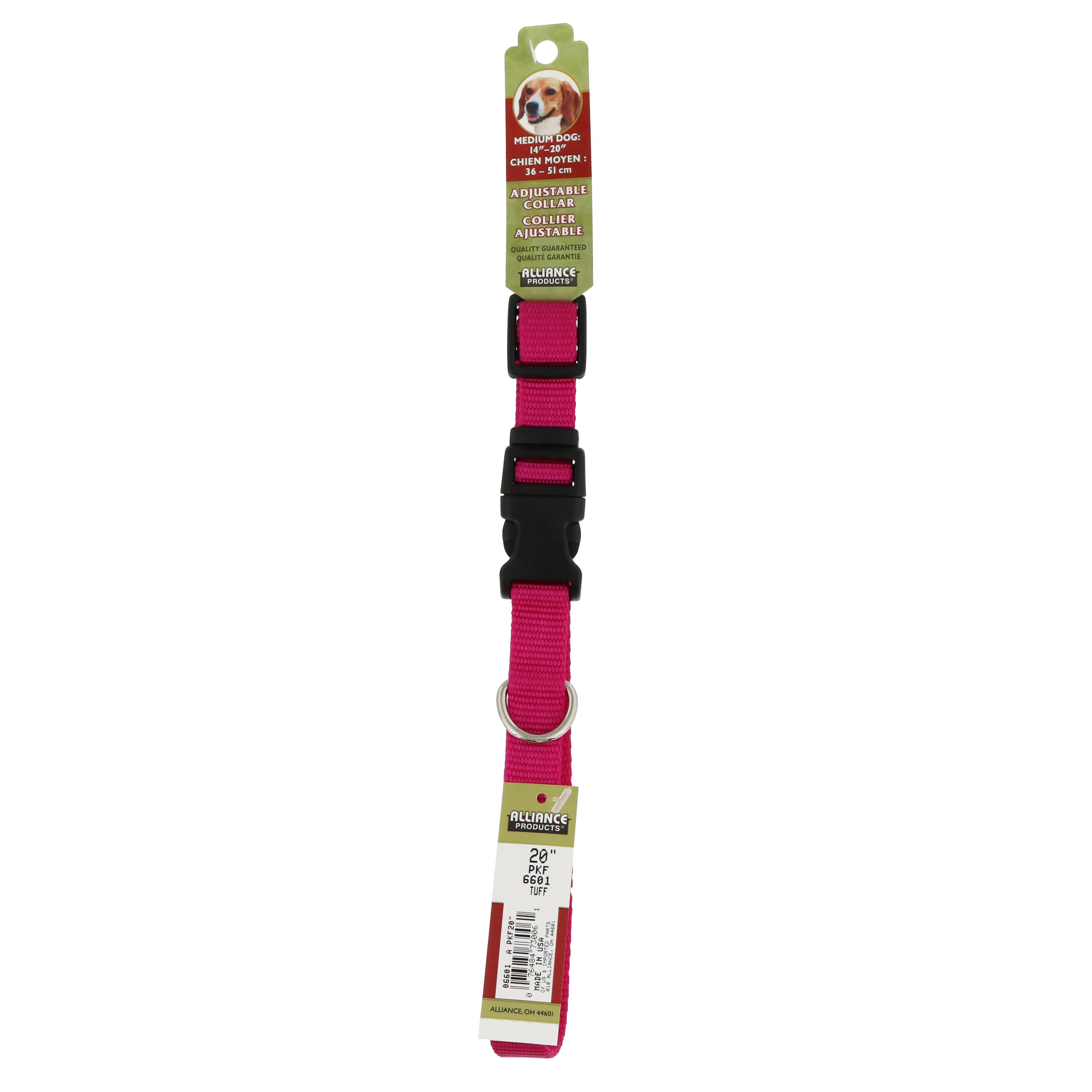 Coastal Pet Products 1420" Pink Adjustable Medium Dog Collar Shop