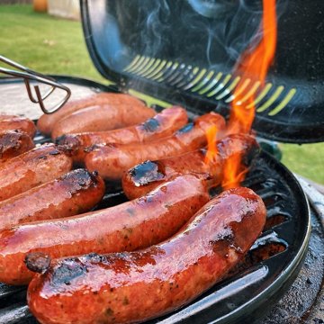 Kiolbassa Beef Hickory Smoked Sausage, 4 ct, 13 oz