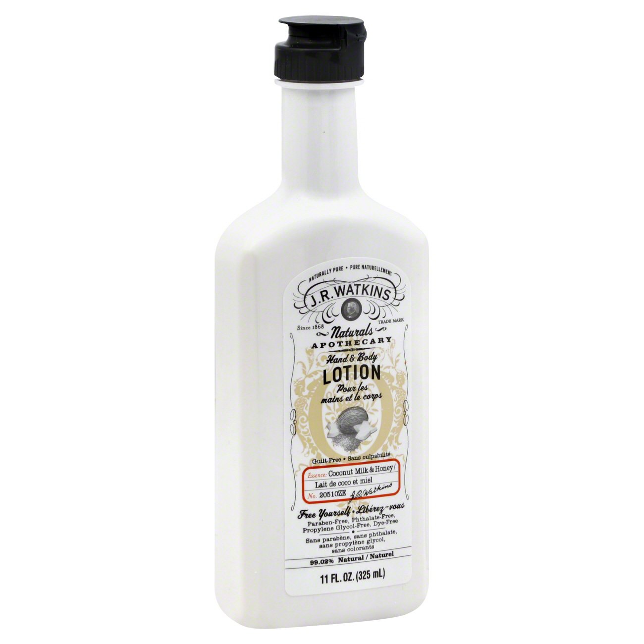 J.R. Watkins Natural Coconut Milk Honey Hand & Body Lotion Shop Body