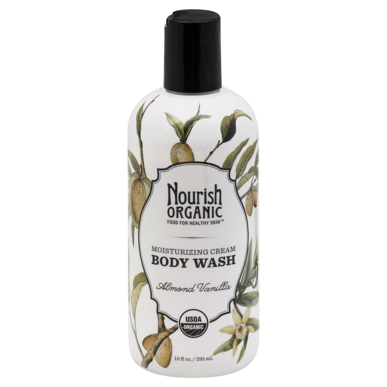 Nourish Organic Almond Vanilla Moisturizing Cream Body Wash Shop Body