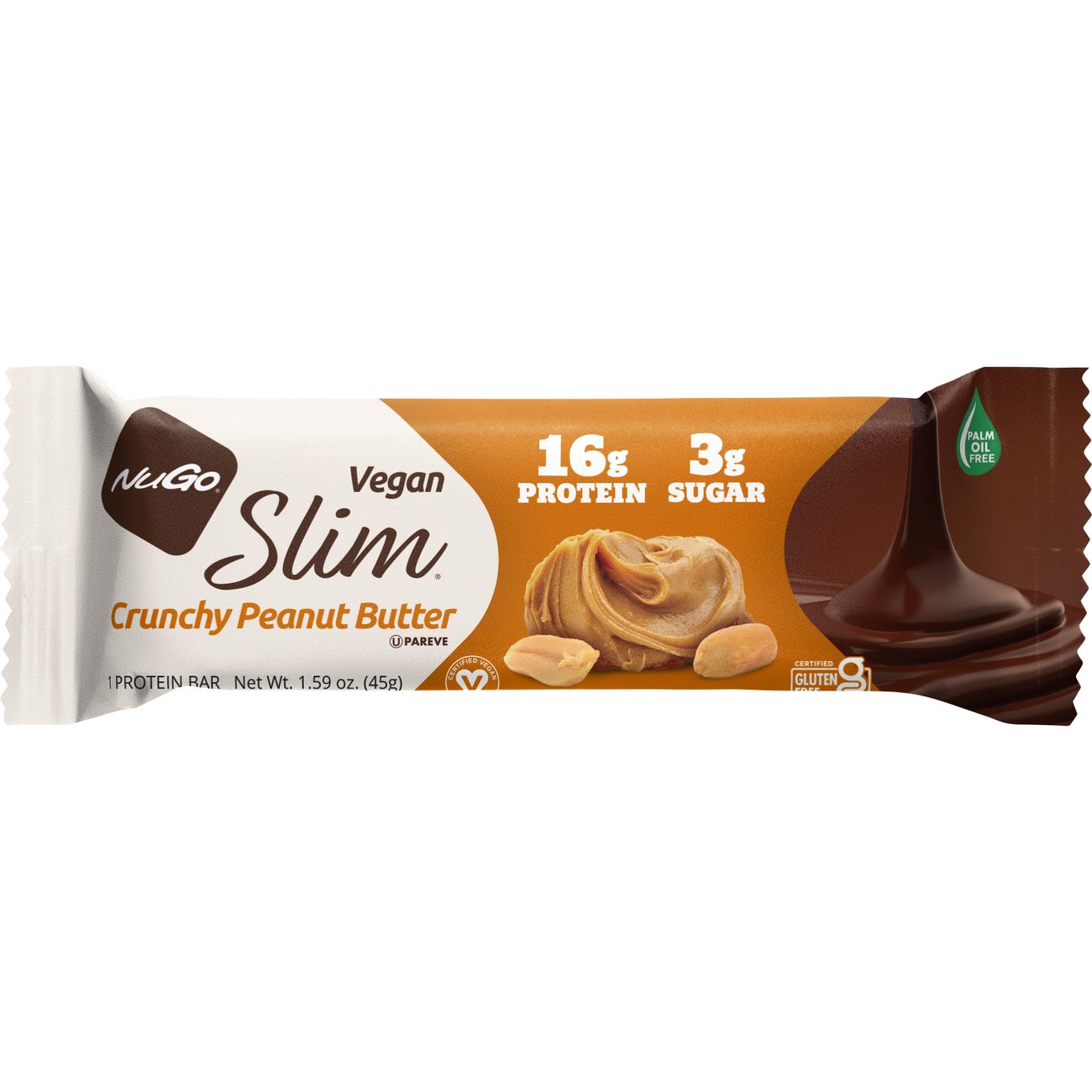NuGo Slim Crunchy Peanut Butter Protein Bar Shop Granola & Snack Bars