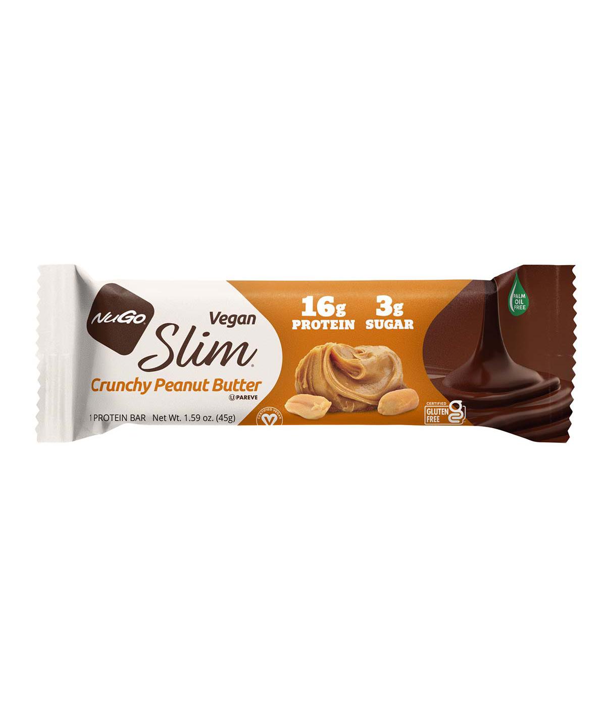 NuGo Slim Low Sugar 16g Protein Bar - Crunchy Peanut Butter; image 1 of 5
