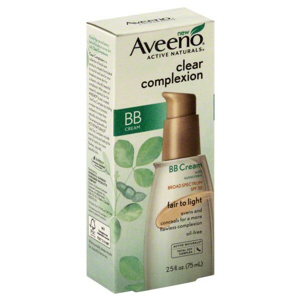 Aveeno Clear Complexion BB Cream SPF 30, Fair To Light Shop Facial