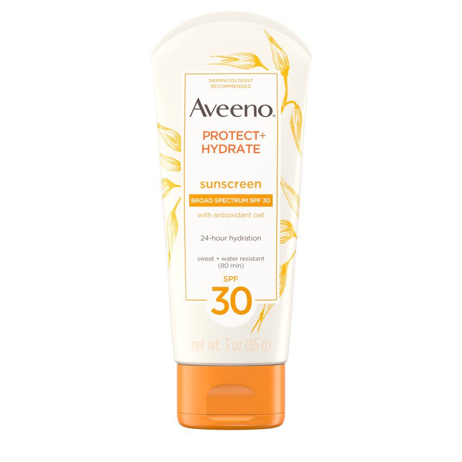 Aveeno Protect + Hydrate Lotion Sunscreen With Broad Spectrum SPF 30
