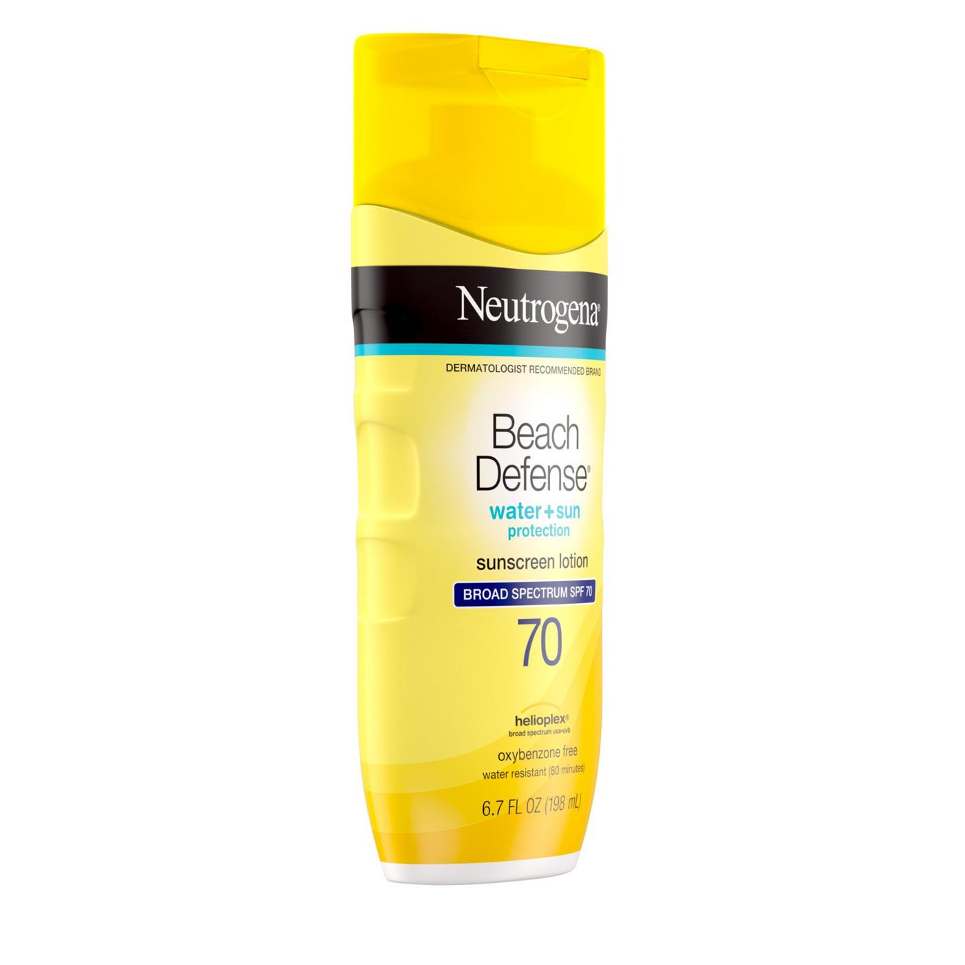 Neutrogena Beach Defense Sunscreen Lotion - SPF 70; image 6 of 8
