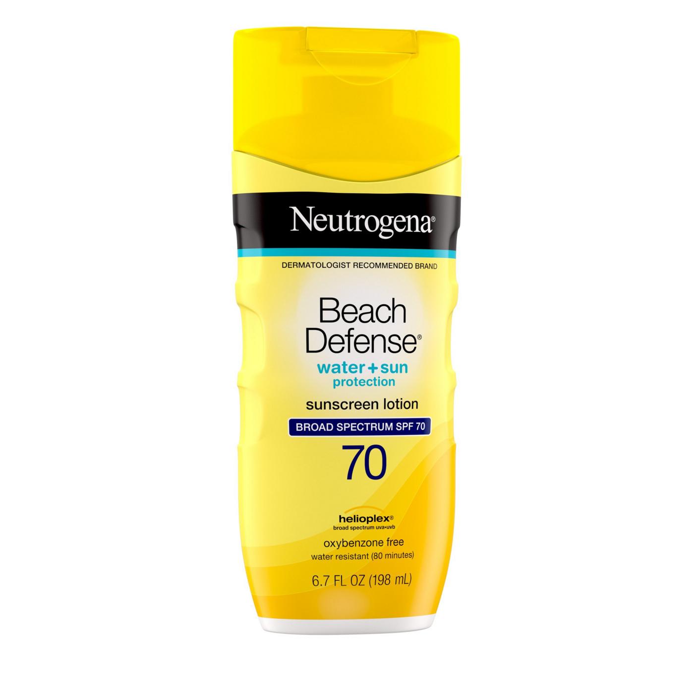 Neutrogena Beach Defense Sunscreen Lotion - SPF 70; image 7 of 8