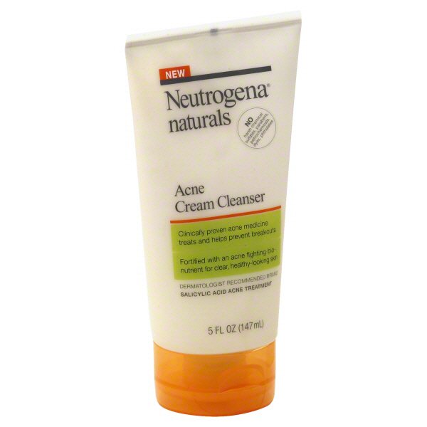 Neutrogena Naturals Acne Cream Cleanser - Shop Facial cleansers ...