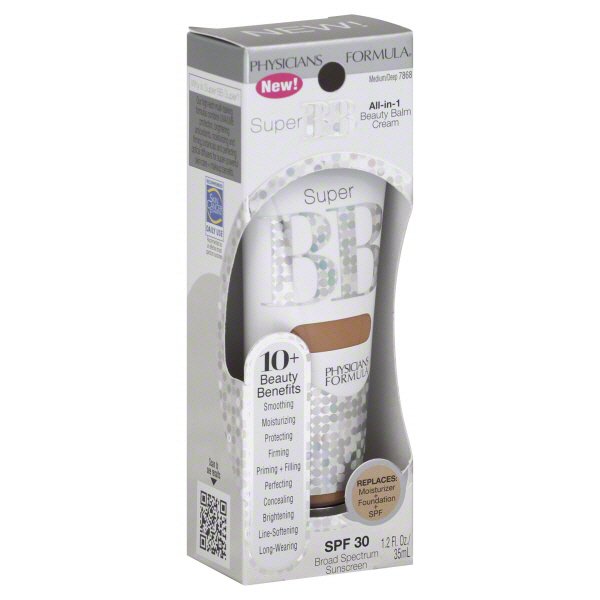 Physicians Formula Super BB Medium/Deep Allin1 Beauty Balm Cream SPF