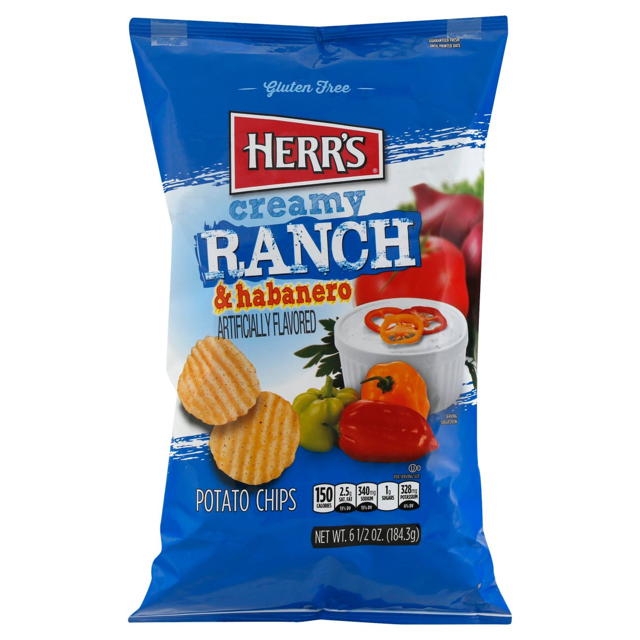 Herr's Creamy Ranch & Habanero Potato Chips Shop Chips at HEB