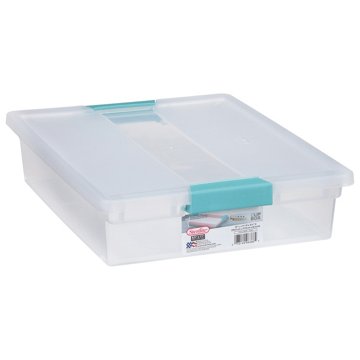 Sterilite Large Clip Box with Blue Latches