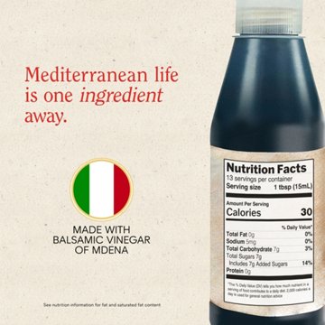Bertolli Italian Glaze With Balsamic Vinegar, 6.76 oz