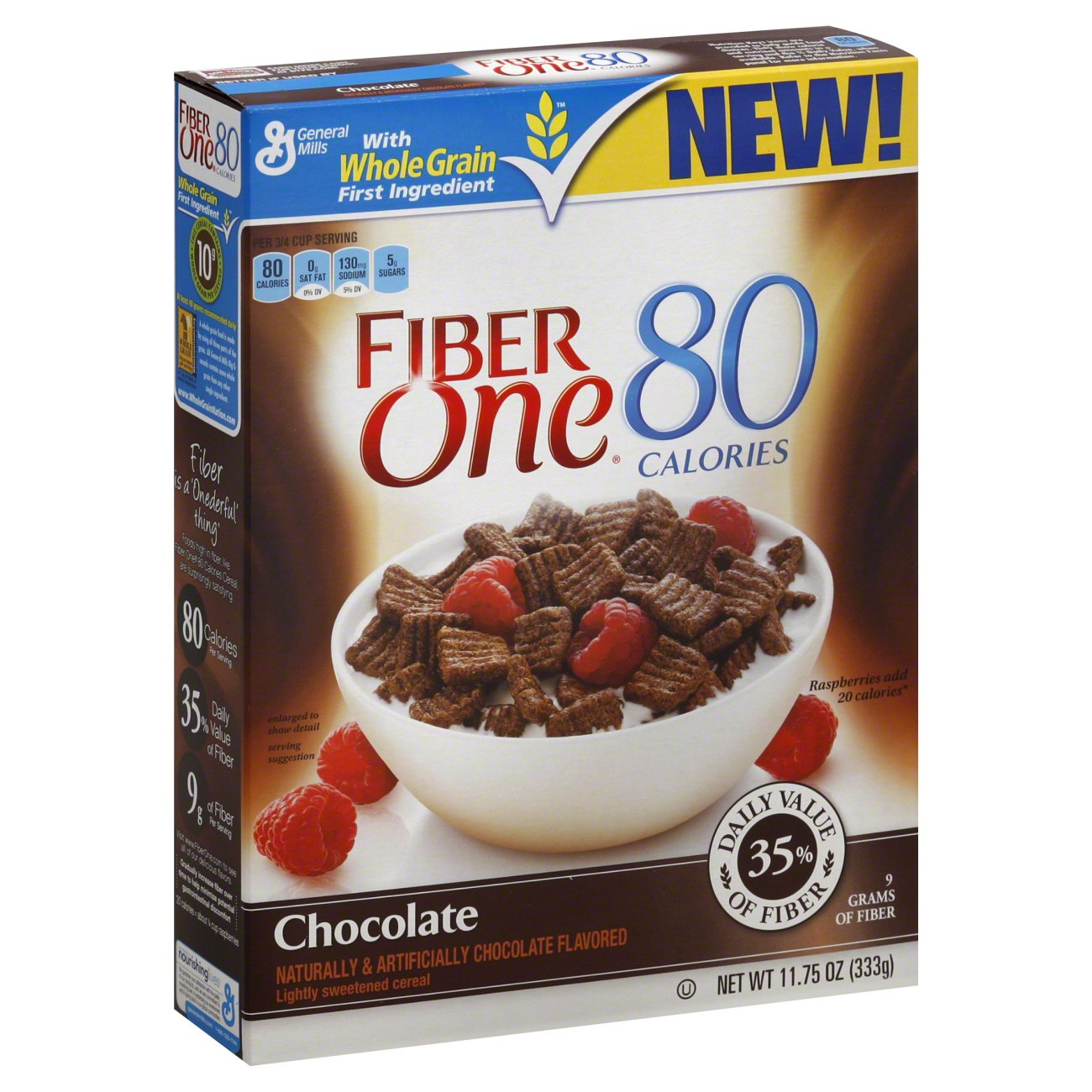 Fiber One 80 Calories Chocolate Cereal - Shop Cereal at H-E-B