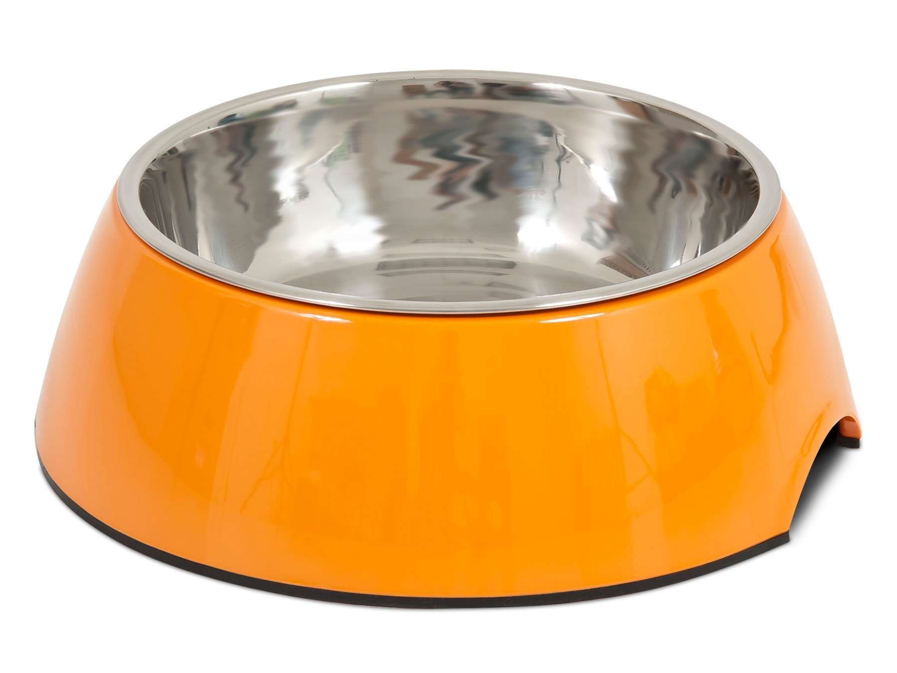 Petmate Orange Large 28 OZ Modern Melamine Single Feeder Bowl Shop