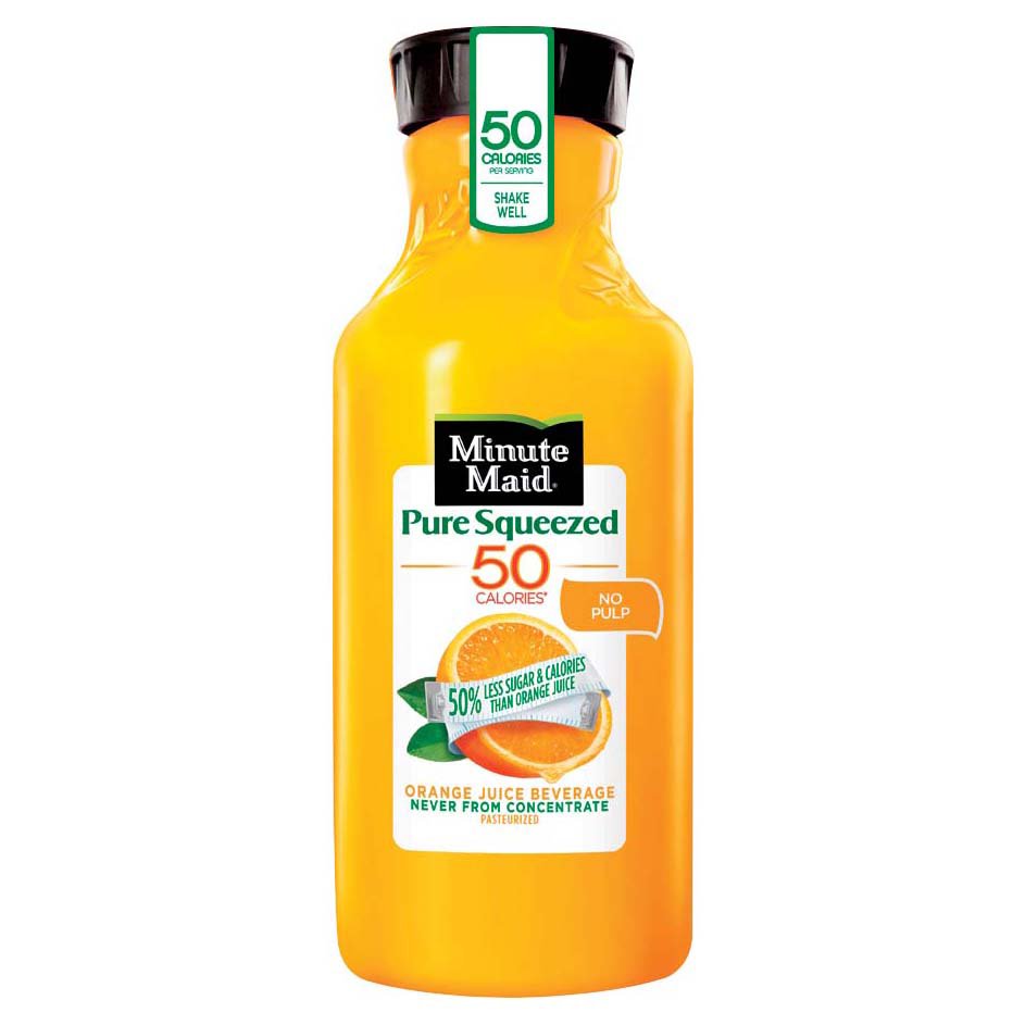 Minute Maid Pure Squeezed Light No Pulp Orange Juice Shop Juice