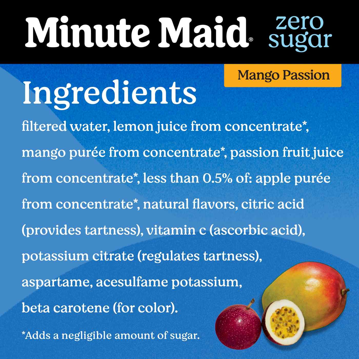 Minute Maid Zero Sugar Mango Passion Fruit Drink; image 5 of 7