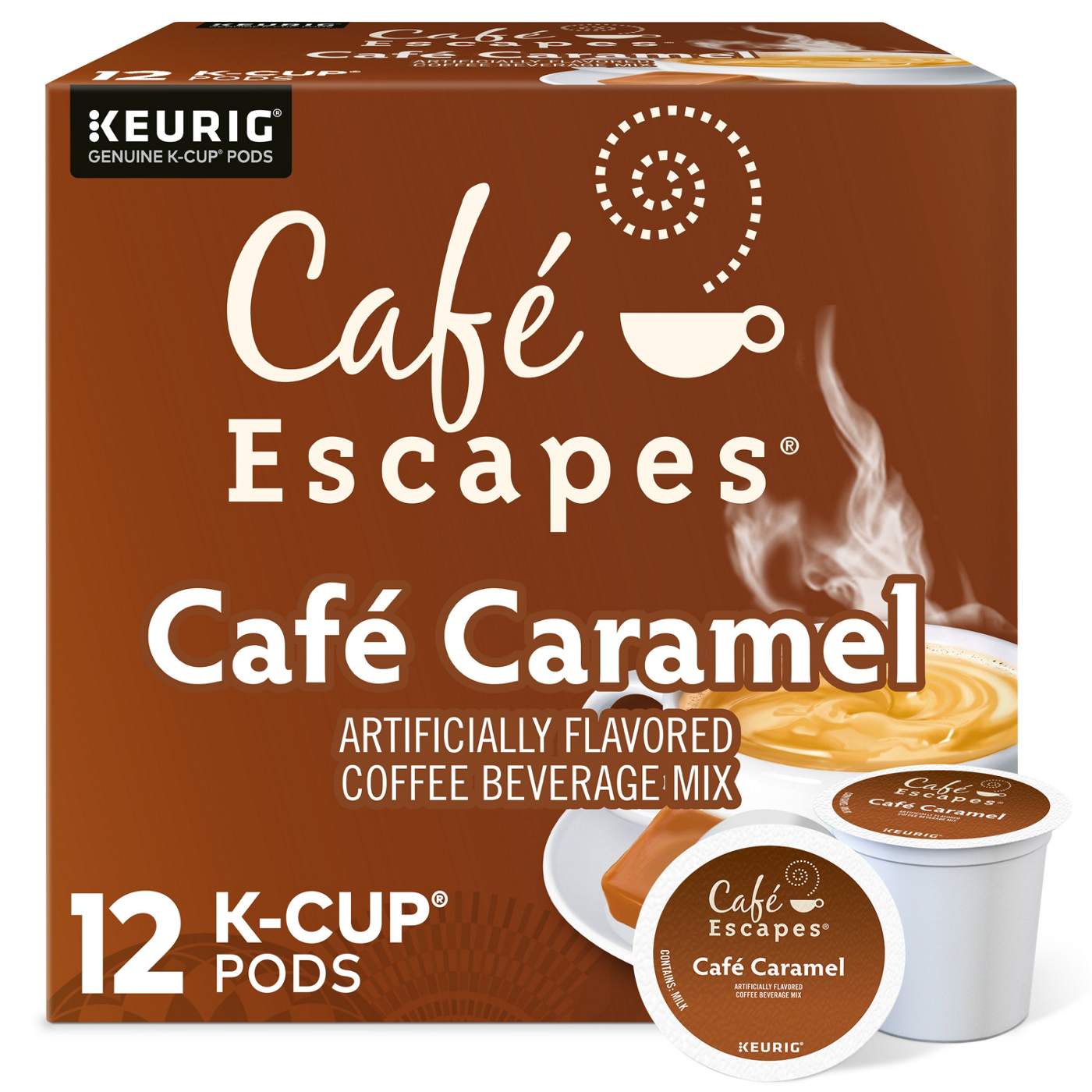 Cafe Escapes Cafe Caramel Single Serve Coffee K Cups; image 1 of 5